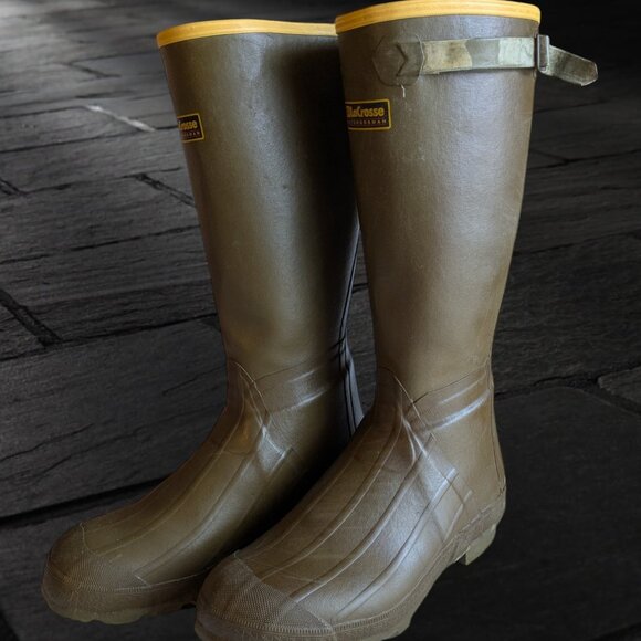 LaCrosse Grange Rubber Boots for Men Size 10 Heavy Duty Insulated Foot main image 11